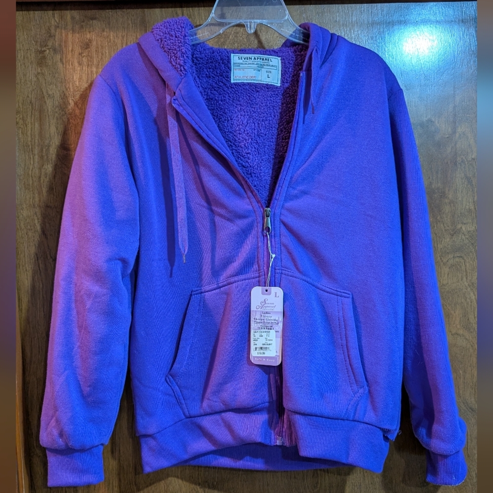 NWT Seven Apparel Purple Jacket L